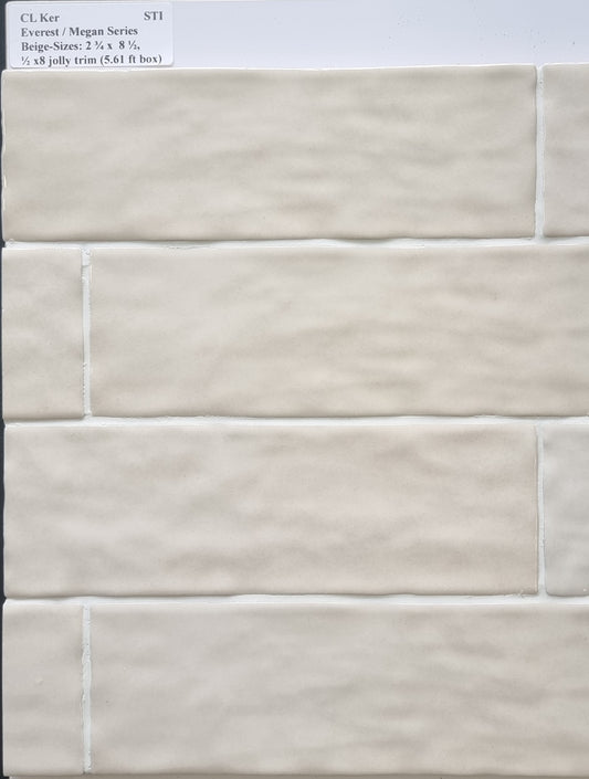 2 3/4 x 8 1/2 EVEREST BEIGE  - CL KER
