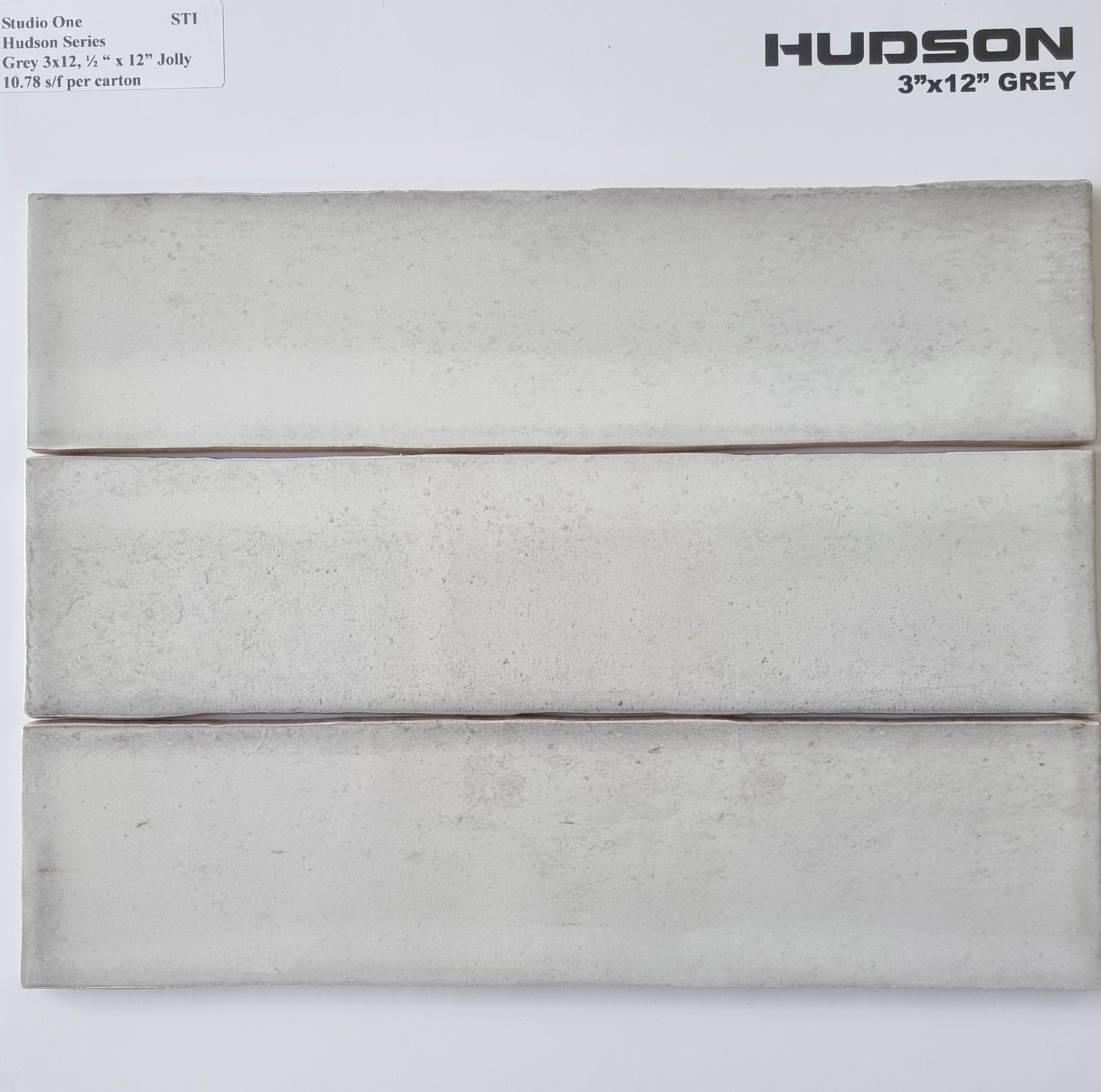 1/2 X 12 HUDSON GREY JOLLY - STUDIO ONE HUDSON