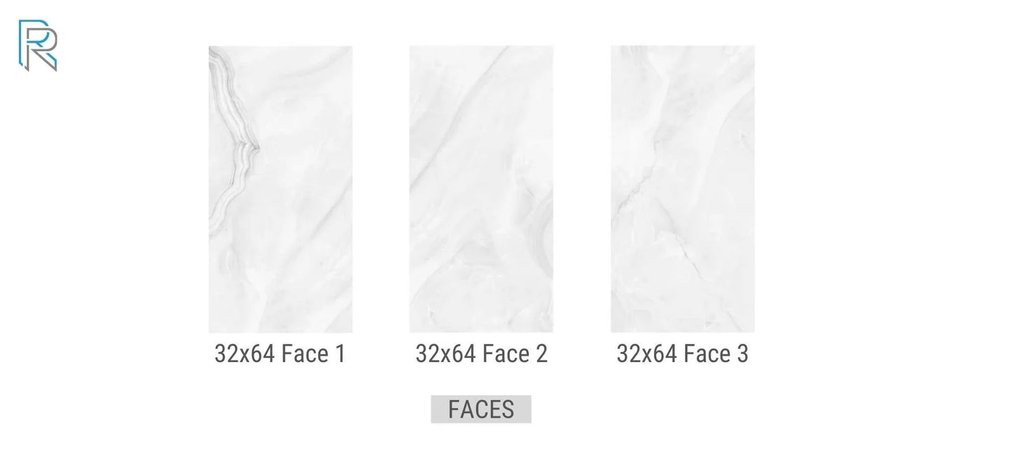 AGATE WHITE - 32X64 MATTE