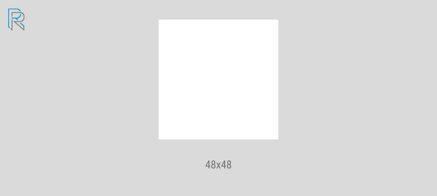 LEA BLANCO - 48X48 MATTE