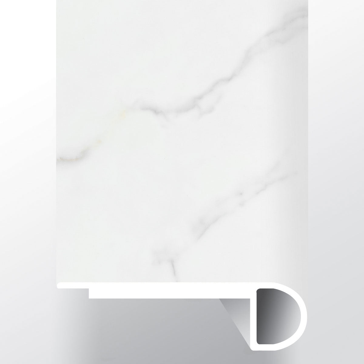 FLUSH STAIRNOSE CALACATTA MARBELLO - TRECENTO LUXURY VINYL