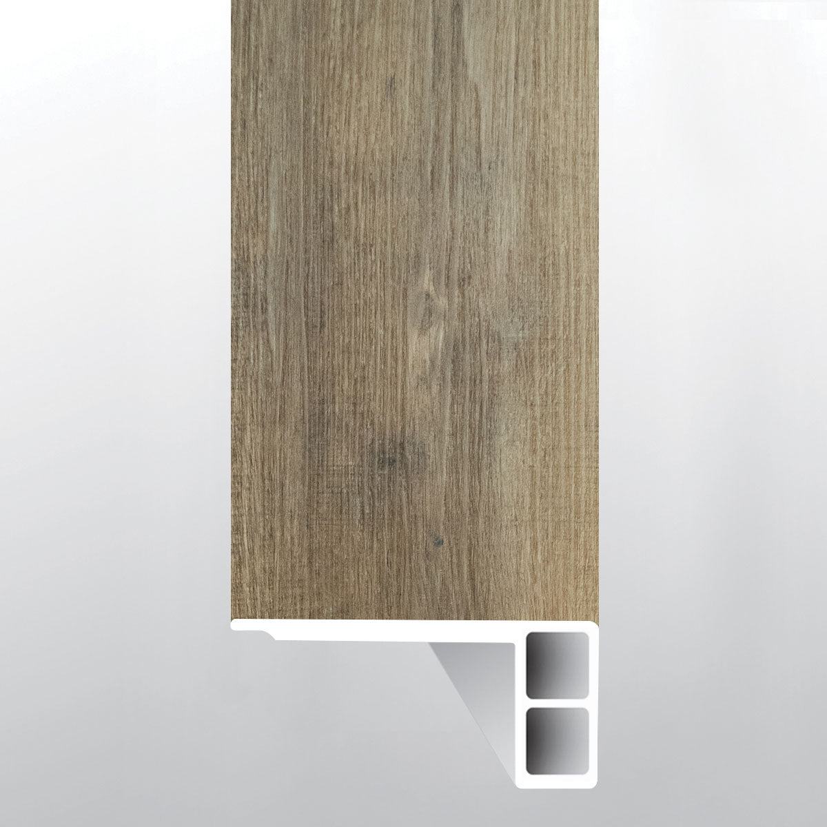 MARACAY BROWN FLUSH STAIRNOSE E-EDGE - ASHTON - EVERLIFE RIGID CORE LUXURY VINYL