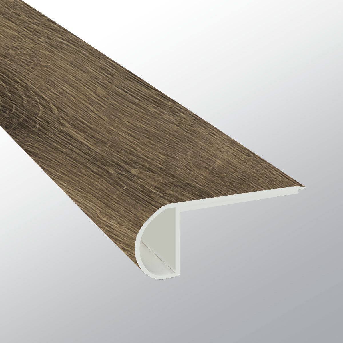 WALNUT WAVES STAIRNOSE (FLUSH) - PRESCOTT LUXURY VINYL