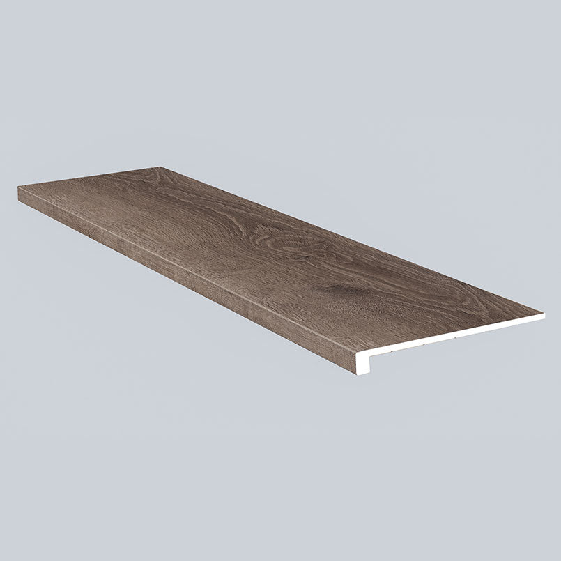 WALNUT WAVES EASED EDGE STAIR TREAD - XL PRESCOTT LUXURY VINYL