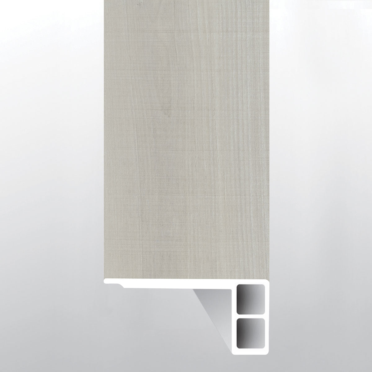 WHITBY WHITE EASED EDGE STAIRNOSE (FLUSH) - ANDOVER LUXURY VINYL