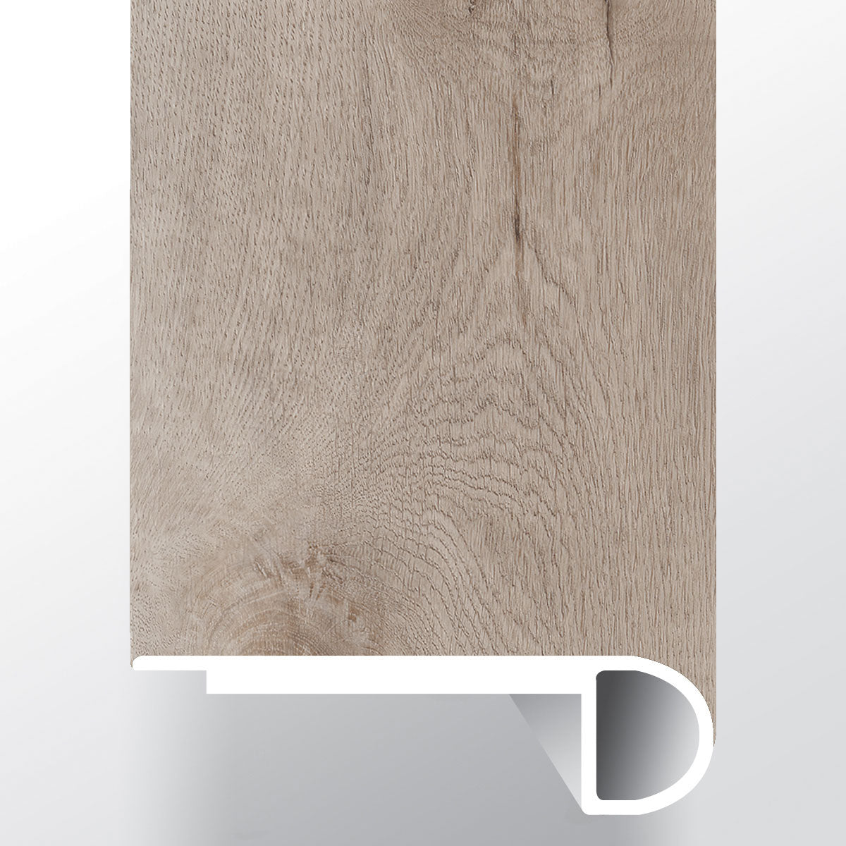 WHITFIELD GRAY STAIRNOSE (FLUSH) - XL PRESCOTT LUXURY VINYL