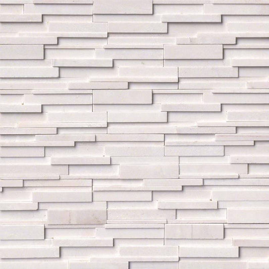 ARCTIC WHITE 3D HONED 6x24 PANEL