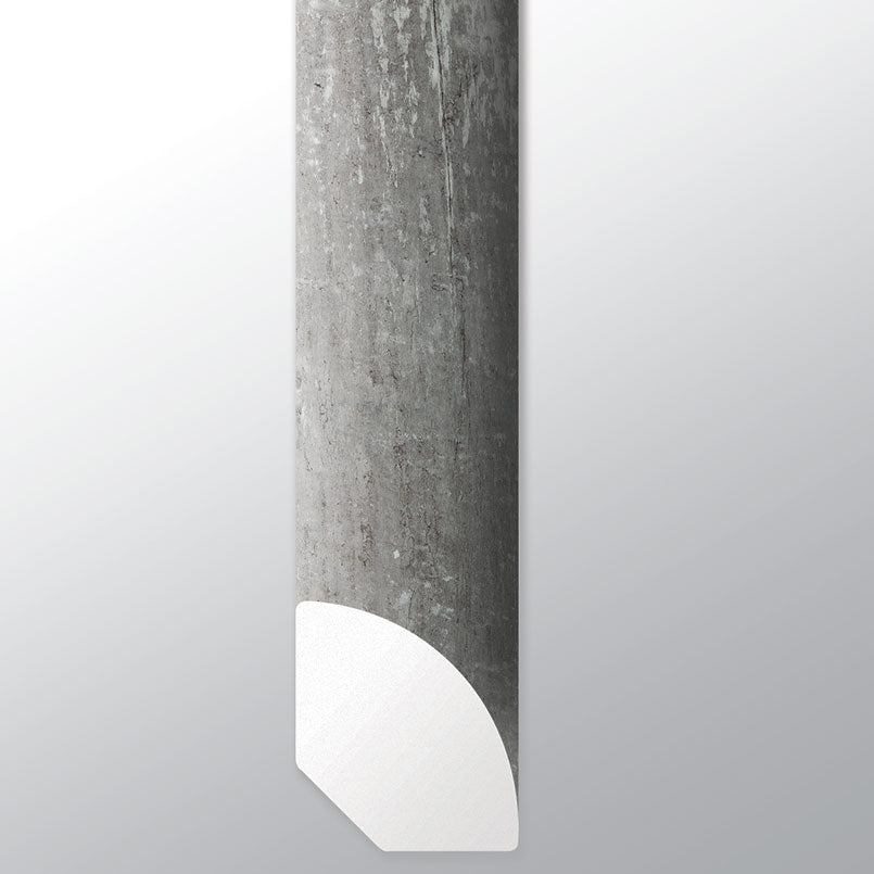 KINGSDOWN GRAY QUARTER ROUND - ANDOVER LUXURY VINYL