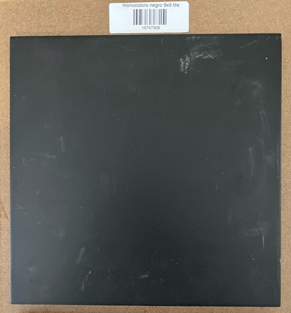 monocolors negro 9x9 tile