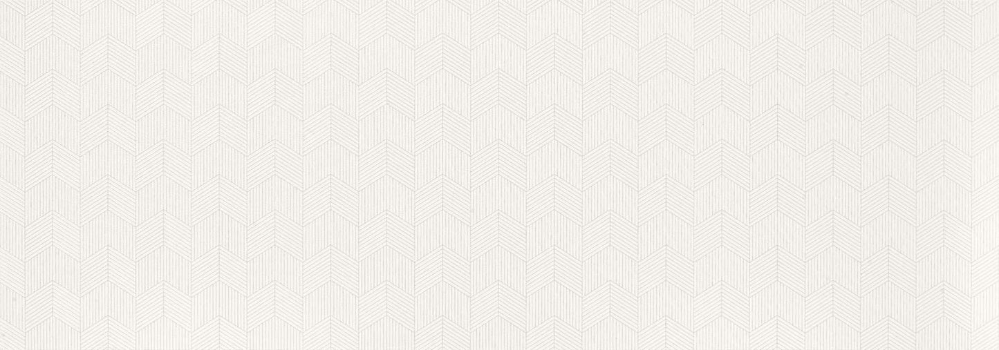 PEARL CHEVRON WHITE 12X 36