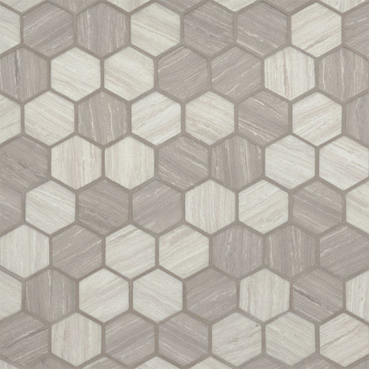 SILVA OAK 2" HEXAGON