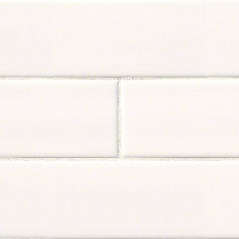 WHITE SUBWAY TILE 4X16