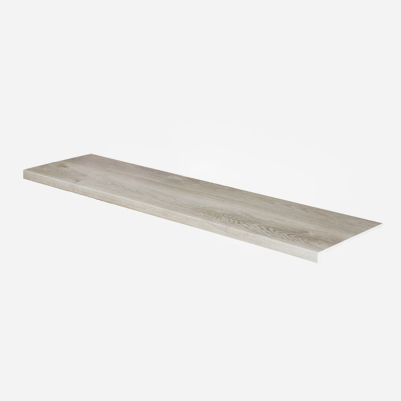 WHITFIELD GRAY STAIR TREAD EASED EDGE - CYRUS LUXURY VINYL