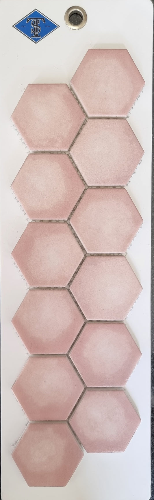 2" Hexagon Pink Cement - Arvex Sierra Series