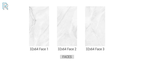 AGATE WHITE - 32X64 MATTE
