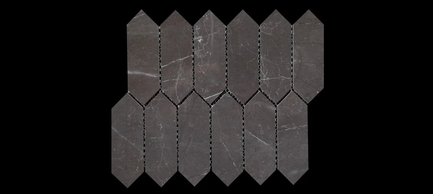 ARMANI GRIS MOSAIC PICKET 12X10