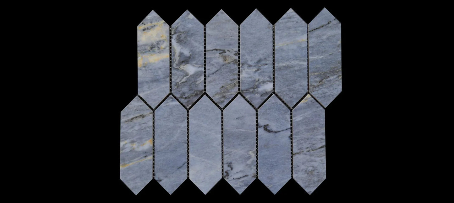 BARDIGLIO MOSAIC PICKET 12X10
