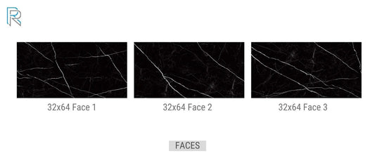 NERO MARQUINA - 32X64 MATTE