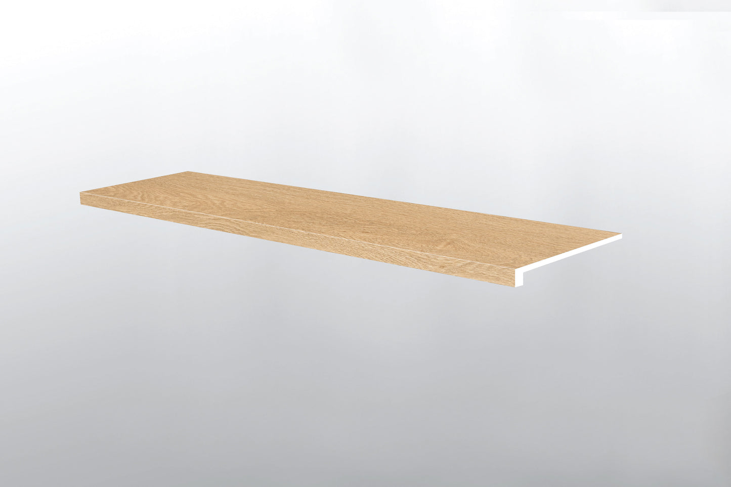 STAIR TREAD EASED EDGE - BAYSIDE BUFF - LAUREL LUXURY VINYL PLANK