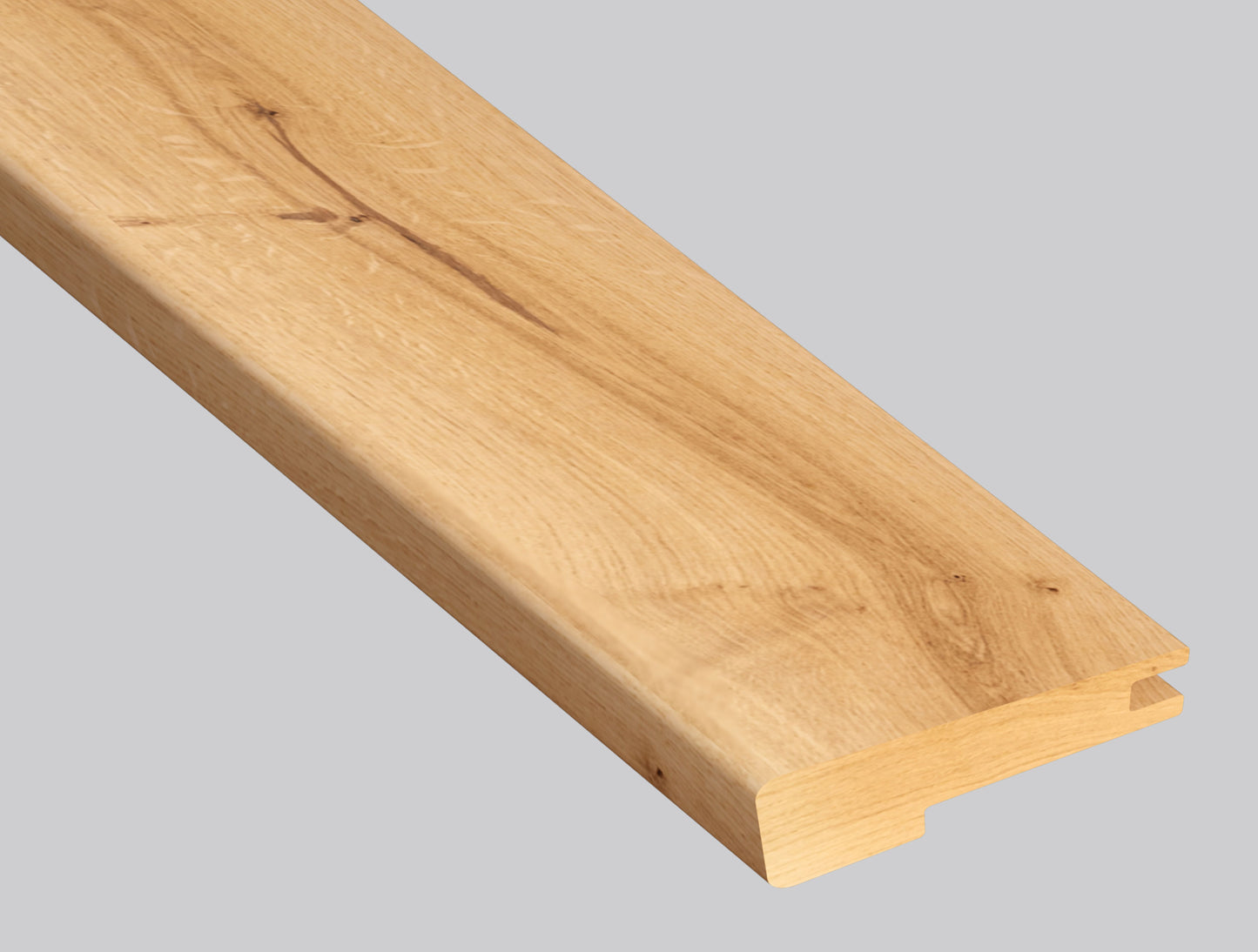 STAIR NOSE EASED EDGE 5/8 IN - LADSON MONTEVIDEO OAK - LUXURY GENUINE HARDWOOD