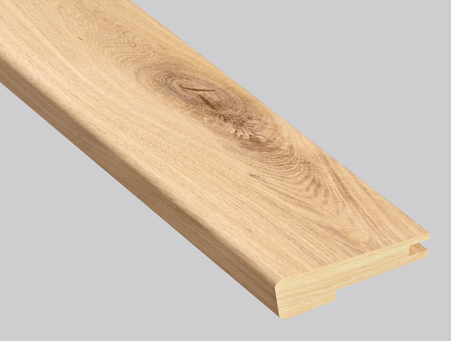 STAIR NOSE EASED EDGE 5/8 IN - LADSON TUALATIN BLONDE - LUXURY GENUINE HARDWOOD