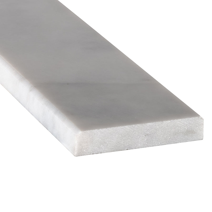 TURKISH CARRARA 4X36X0.75 POLISHED DOUBLE BEVELED