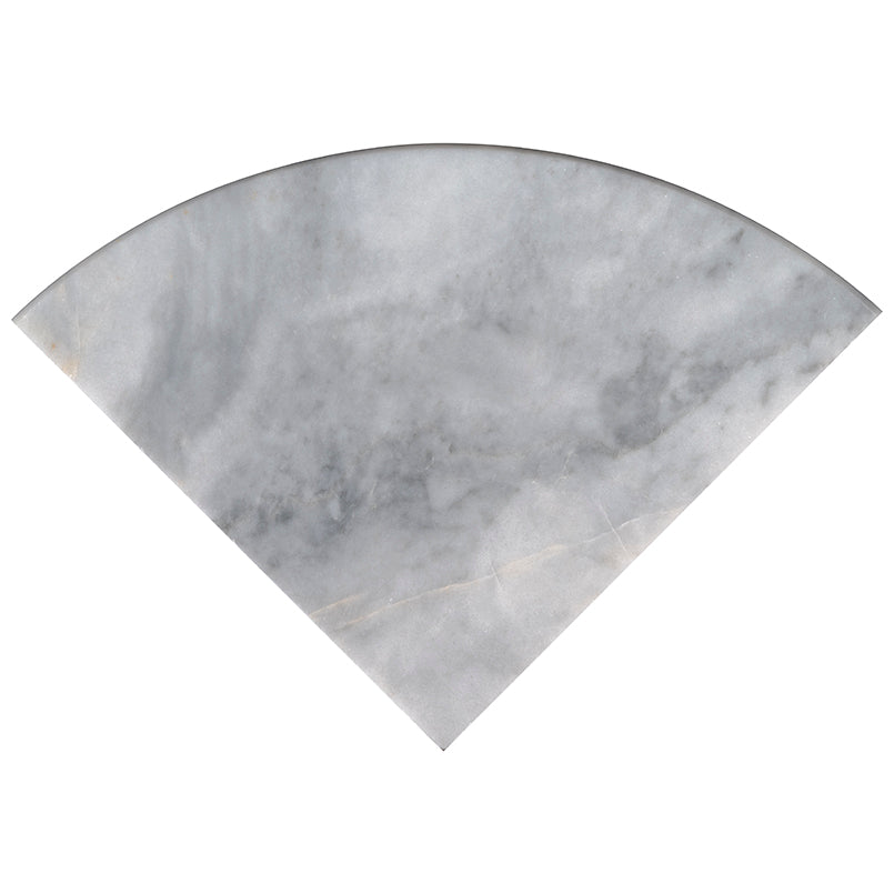 TURKISH CARRARA 9" RADIUS CORNERSHELF POLISHED