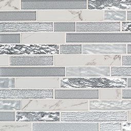 WHISTLER ICE INTERLOCKING 8MM - MOSAIC TILE