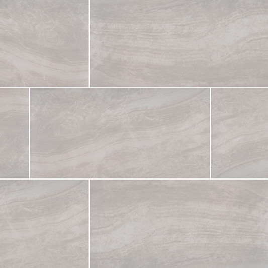 TILE - PRAIA GREY POLISHED 24" X48"