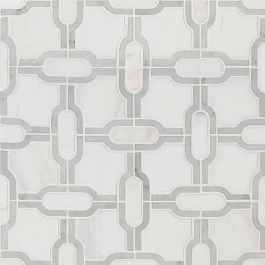 BIANCO GRIDWORK POLISHED 10MM