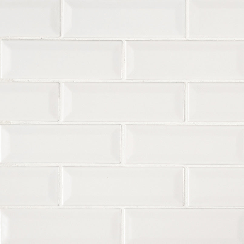 WHISPER WHITE SUBWAY TILE 2X6