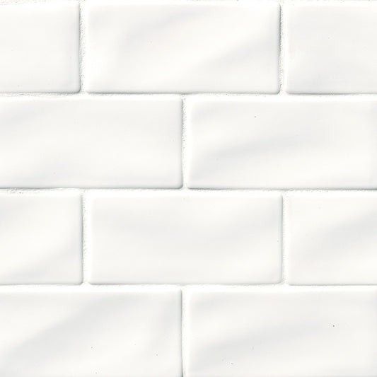 WHISPER WHITE SUBWAY TILE 3X6